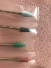 ERUIKA 6 unids/set de goma del taladro del clavo de fresado para manicura poco Flexible pulidora máquina Archivo de clavo eléctrico herramientas de arte