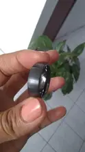 Eamti Ceramic Brushed Black Ring For Men Women 4mm 6mm 8mm Wide Male Wedding Ring Matte