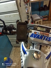 Deelife-Soporte de teléfono móvil para motocicleta, carga inalámbrica con QC 3,0, cargador Qi USB, soporte de montaje para navegación GPS