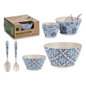

Salad Bowl Bamboo (24,5 x 12,5 x 24,5 cm) (7 Pieces)