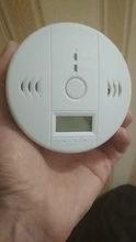 Envío Gratis! LCD CO Sensor trabajo solo construido en 85dB sirena de sonido independiente envenenamiento por monóxido de carbono Detector de alarma de advertencia