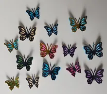 Plantillas de troquelado de Metal de mariposa, álbum de recortes artesanal, gofrado de papel DIY decorativa, confección de tarjetas, 4 Uds.