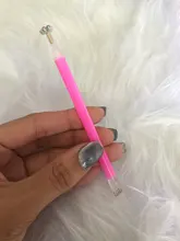 1pc palo magnética Junta esmalte en Gel estilo Cat Eye de la pluma magnética 3 colores Dual-terminó magia fuerte 3D DIY fantasma efecto uñas herramienta K4