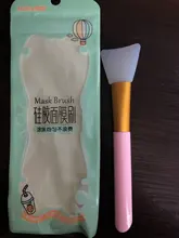 Cepillo de máscara Facial de silicona suave para mujer, 3 colores para base, mascarilla de barro, mezcla de brochas de maquillaje, herramienta para el cuidado de la piel