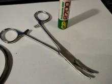 12,5/14cm mano herramienta fórceps hemostáticos para pelo pinza de pesca Alicates de bloqueo la depilación herramientas rectas y curvadas punta tijeras cortador