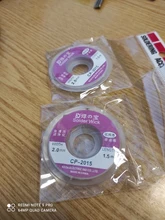 Mecha de soldadura de cobre, removedor de soldadura trenzada, 1,5 metros de largo, 2,0mm de ancho, accesorio de desoldar