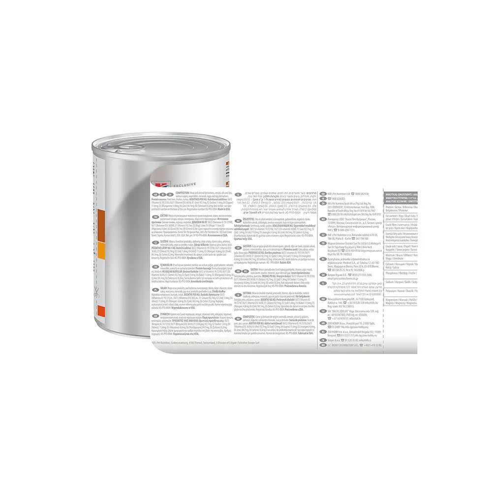 Влажный диетический корм для собак Hill's Prescription Diet k/d Kidney Care при хронической болезни почек, 12 шт. X 370 г