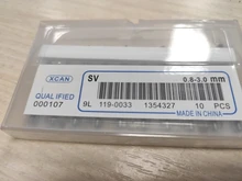 XCAN-Juego de cortadoras de fresado PCB de carburo, 0,6-3.175mm, vástago de 3.175mm, máquina PCB, fresa de extremo de broca de grabado, 10 Uds.