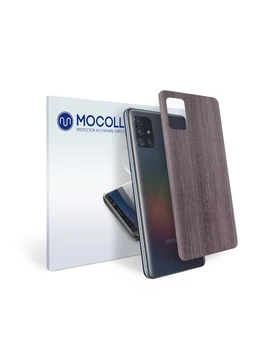 

Protective film mocoll for Samsung Galaxy A51 back panel wood oak Sonoma