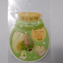 VanYi-adhesivo de papelería Kawaii, pegatinas coreanas de escritorio, dibujos animados, pegatina decorativa para uso diario, 45 Uds./PVC