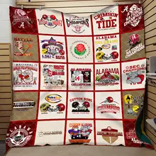 ALABAMA Чемпион напечатано 3d цифровой печати и хлопок летом прохладно одеяло кондиционер мыть воды фабрики