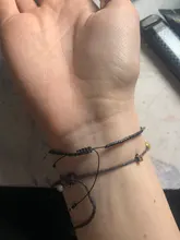 ZMZY-Pulsera de Perlas Naturales Miyuki de cuentas finas hechas a mano para mujer, brazaletes de piedras de vidrio negro, cuerda ajustable Bohemia, joyería para mujer