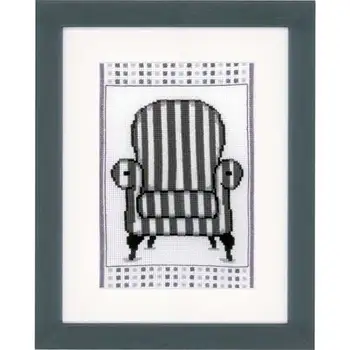 

Pn-0148610 set for embroidery vervaco 'armchair in the style of barocco' 13*18 cm