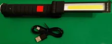 LED Flashlight Hanging-Lamp Built-In-Battery Camping-Torch Usb Rechargeable Magnetic-Lanterna