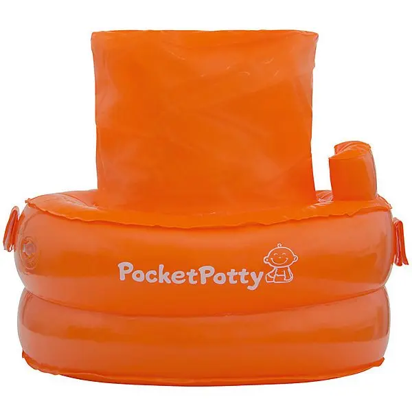 Надувной дорожный горшок PocketPotty со сменными пакетами