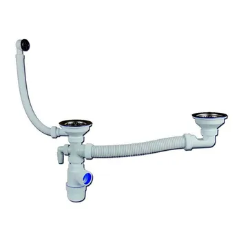 

Siphon "elite for the 2nd variety. washing 112mm, retraction. for the washing machine and round overflow.
