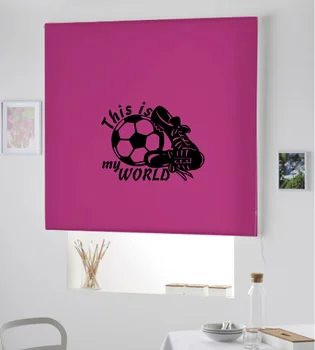 

Blind Iroa child youth personalizabele/Soccer Boots! ROLLER BLINDS TRANSLUCENT! (FUCHSIA 100X175)
