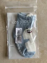 Warmom-Calcetines de dibujos animados en 3D para niños recién nacidos, antideslizantes, suaves, cálidos, para niños de 0 a 3 años