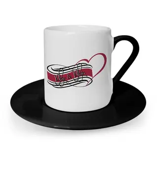 

Personalized Valentine 'S Day Themed Black Turkish coffee Cup-34