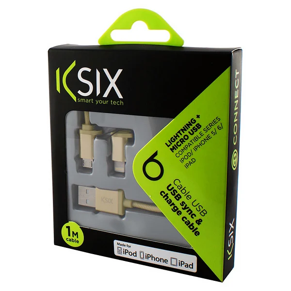 USB кабель для Micro USB и Lightning
