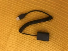 Coupler-Adapter Spring-Cable Battery-Pack A7II Dummy Andoer NP-FW50 Sony A7 Flexible