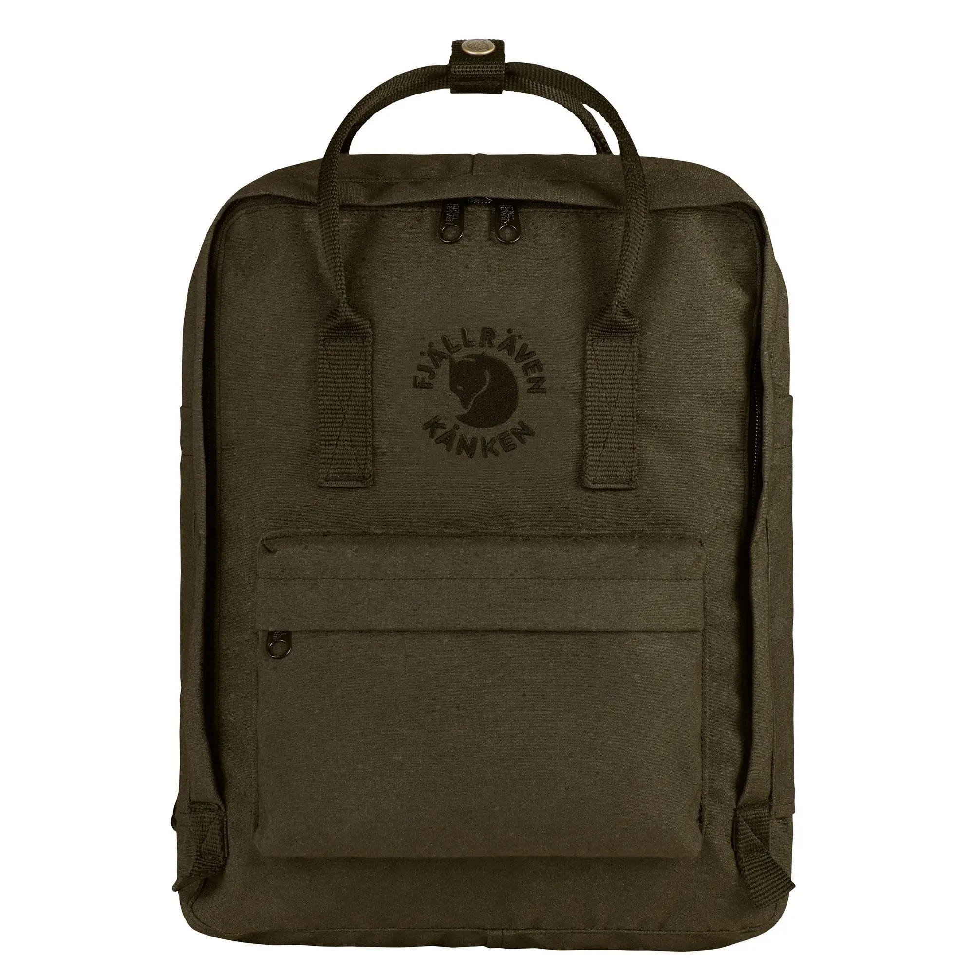 Рюкзак Fjallraven Re-Kanken оливковый 27х13х38 см 16 л (F23548-633) | Багаж и сумки
