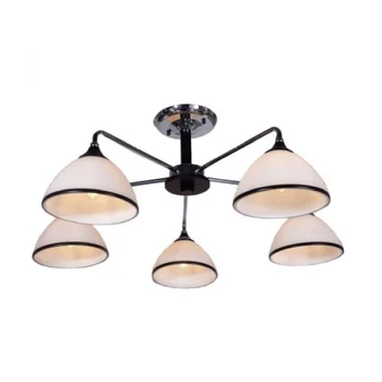 

Chandelier ceiling 5*60 W E27 md.0853-5-S ch + Bk