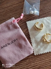 Plata de Ley 925 Plata torcida Croissants anillos para los hombres y las mujeres minimalista grueso Anillos geométricos joyería Vintage