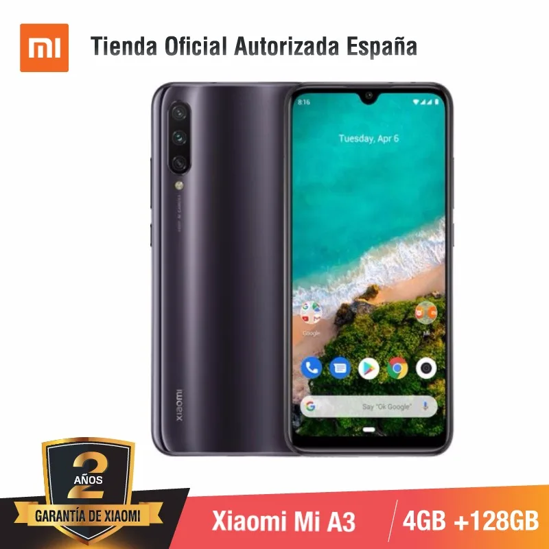 

[Global Version for Spain] Xiaomi Redmi Mi A3 (Memoria interna de 128GB, RAM de 4GB )
