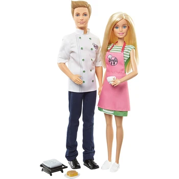 

Set Barbie Barbie and Ken chef