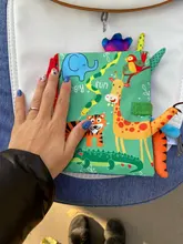 Book-Toy Tail-Cloth-Book Early-Learning Kidsbooks Baby Puzzle Interactive-Sound-Paper