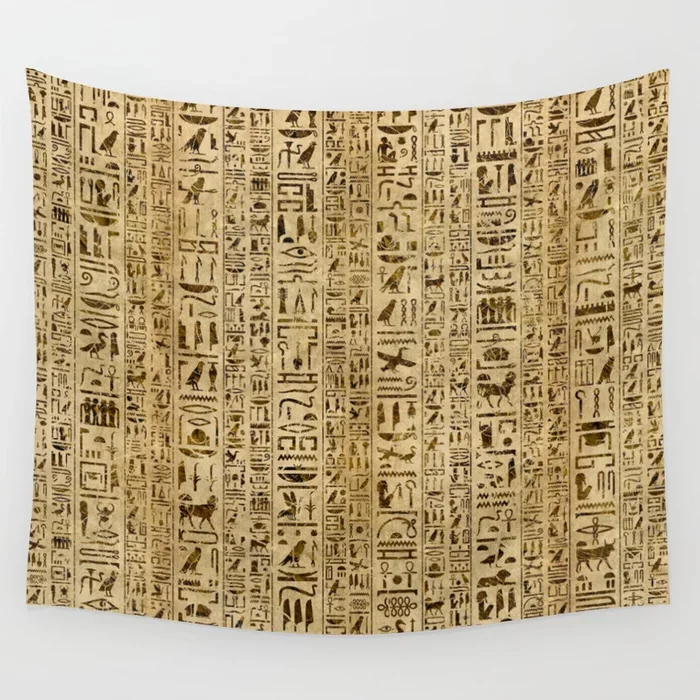 Настенный гобелен с египетскими буквами пляжное полотенце плед одеяло коврик