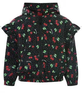 

Monnalisa Black Jacket "just be cool" C акцентными sleeves