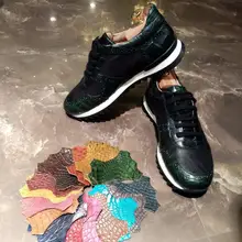 Кроссовки из натуральной кожи