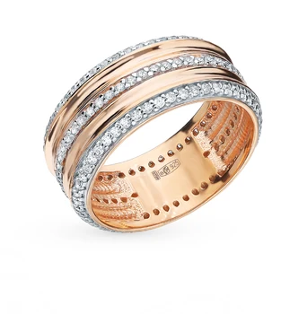 

Silver ring with cubic zirconia sunlight sample 925