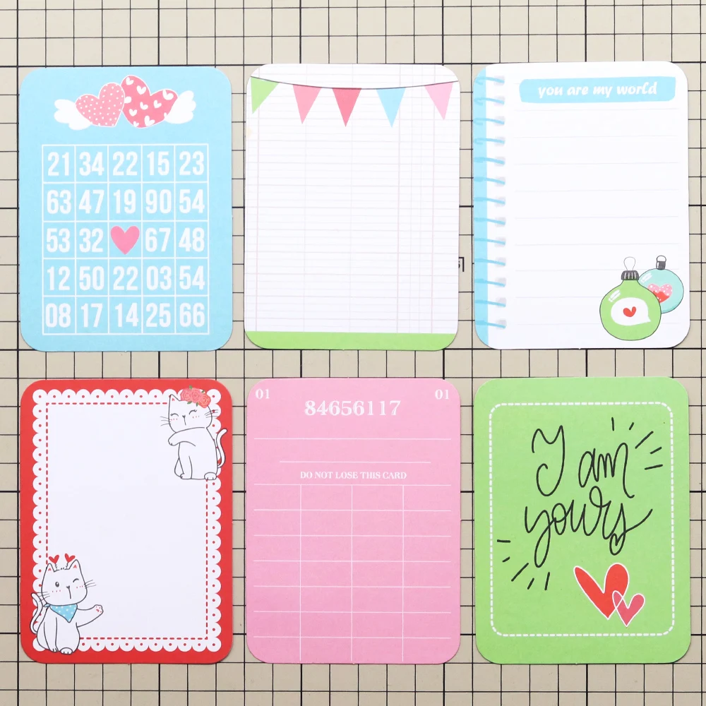 Kreative Pfad Karton Lagern Karten Doppelseitige Druck DIY Handwerk Scrapbooking Projekt Album Journal Karte Verzierungen – Detail 5