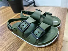 Sandalias de verano para niños, zapatos de cuero para la playa, zapatillas deportivas antideslizantes de goma, informales, BSS07