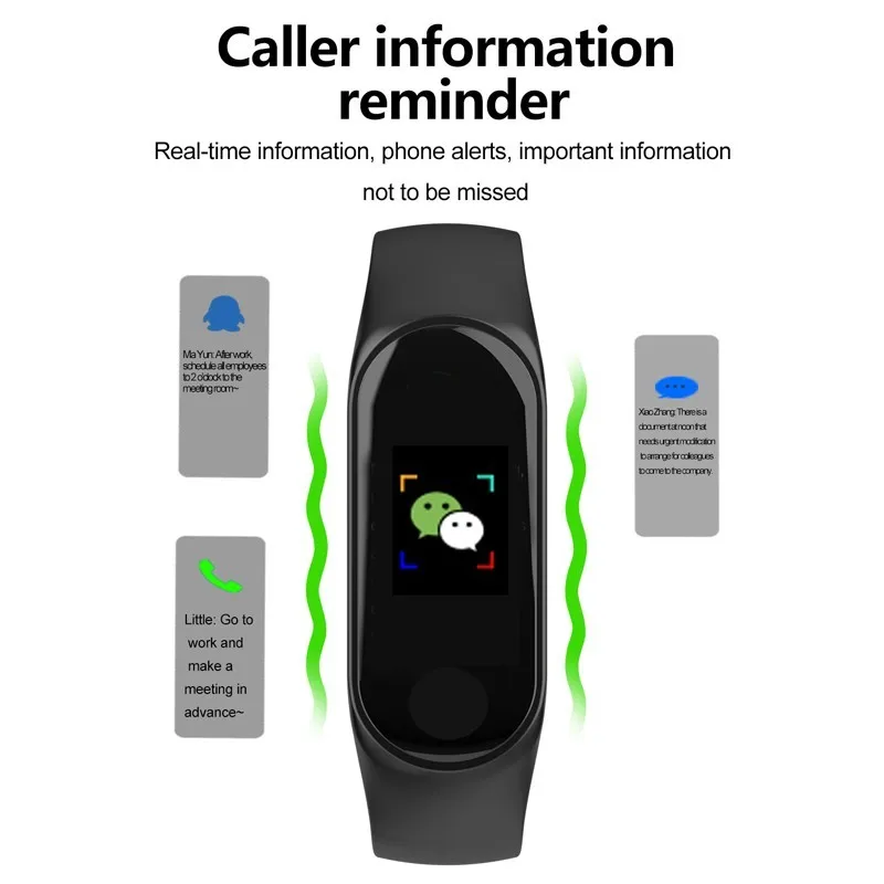 M3 смарт-Браслет фитнес-трекер кровяное давление монитор сердечного ритма Bluetooth умный Браслет Водонепроницаемый Шагомер Браслет активности