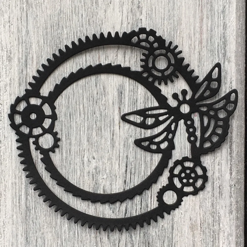 ArtScrap стимпанк большая рамка металлические трафареты для пресс-формы для DIY Скрапбукинг декоративная открытка ремесла высечки | Искусство: 196