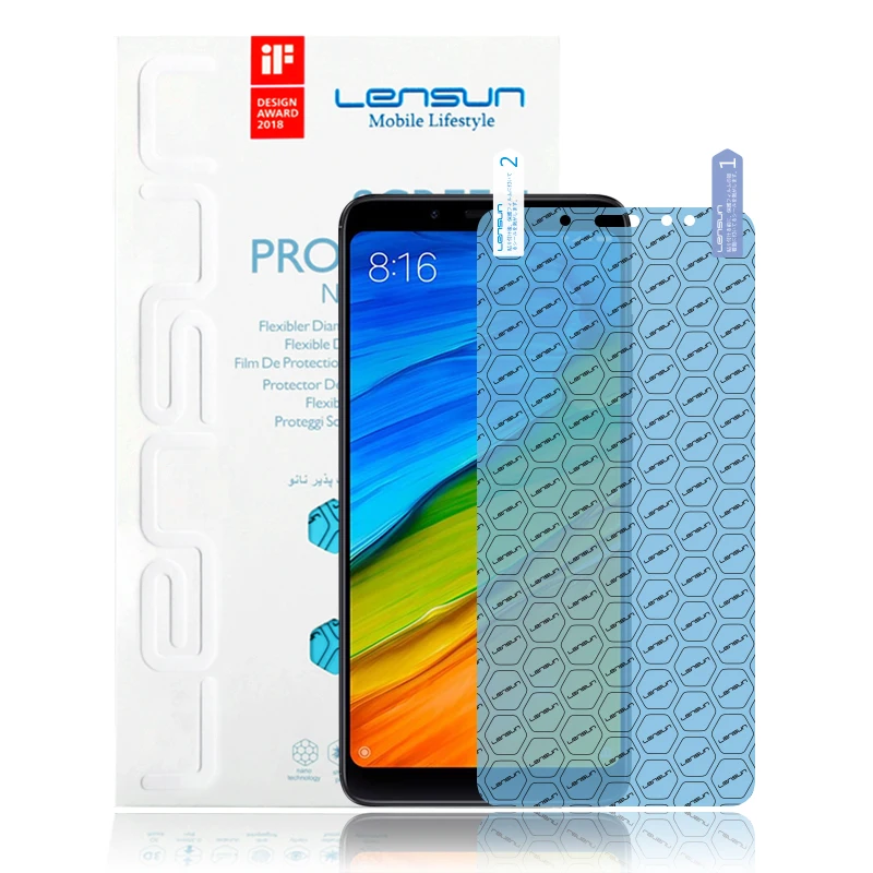

LENSUN Nano Protector Film For Xiaomi Redmi Note 5 Screen Protector