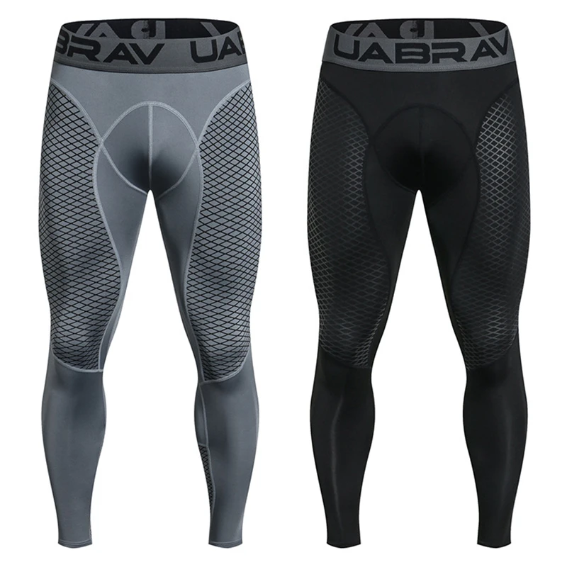 

Men Fashion Compression Pants Basketball Base Layer Bottons Men's Outdoor Running Training Leggings Tights Elastic Waist