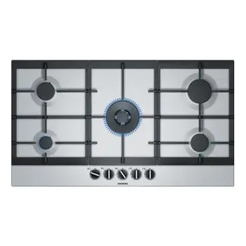 

EC9A5RB90D 5 Gas stove Gas cooktop black color/steel InossidabileSiemens585.97