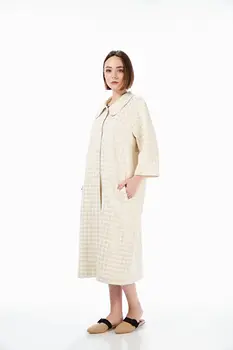 

Women&Women Trenchcoat Gold-White Houndstooth