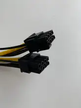 Video-Card Power-Data-Cable Graphics 8-Pin Pci-E-Gpu Express To 2-X-Pcie 10pcs/Lot High-Quality