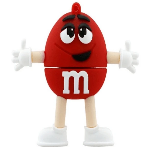 USB накопитель 16GB сувенирный M&ampM'S красный |
