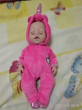 Traje + conjunto de muñecas para zapatos, para 17 pulgadas, 43cm, zapf Born Baby Doll, monos bonitos, peleles, ropa de muñeca