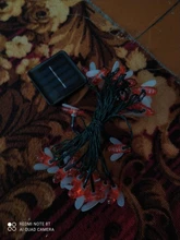 Fairy-Light Fence Led-String Patio Solar-Powered Outdoor Garden Christmas New Honey Cute