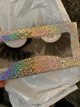 Sirena roja para pestañas, 1 par de pestañas de visón de 25mm, pestañas tupidas alargadas y dramáticas, maquillaje 3d de 25mm, venta al por mayor