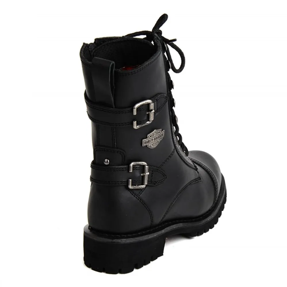 Women's Motorcycle Boots Harley Davidson Balsa 2021 New Season Lady Goth Punk Genuine Leather Waterproof Winter Casual Shoes Women's Motorcycle Boots Harley Davidson Balsa 2021 New Season Lady Goth Punk Genuine Leather Waterproof Winter Casual Shoes