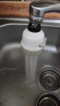 Zhangji 3 Grifo de modos aireador de 360 grados de rotación Flexible WaterSaving de filtro de alta presión adaptador de accesorios de cocina